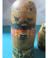 Compatible with Antique Chinese Nesting Dolls 6 PCS Largest is 5 1/2&quot; - $62.71