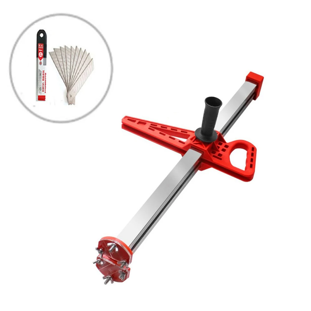 Drywall cutting Manual Gypsum d Cutting Artifact Roller Type Hand Push Drywall C - £79.53 GBP