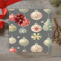 Wrapping Paper Gift Wrap – Holiday Ornaments – 1 - £13.53 GBP