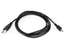 USB-A to Mini USB-B 6ft adaptor cable camera, GPS, DVR, GoPro, HDD, Dash... - $9.88