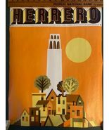 Herrero Coit Tower San Francisco Nut Tree Art Show Poster 1970  17"x 22" - $17.20
