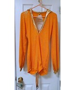 Orange Dance outfit  with gold dots Long sleeves and shorts + belt  Adul... - $21.19 CAD