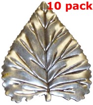 Metal Stampings Embossed Aspen Leaf Leaves Plans Decor STEEL .020&quot; Thick... - £13.33 GBP