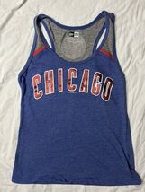 New Era Tank Top Shirt Women’s Small Blue Chicago Cubs MLB Baseball Slee... - $14.00