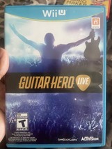 Guitar Hero Live Game Only Nintendo Wii U, 2015 Case And Game  - £8.19 GBP