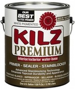 Masterchem 1 Gallon White Flat Kilz Premium Water Based Sealer Primer &amp;a - £166.87 GBP