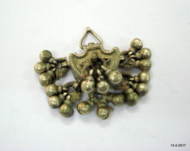 vintage antique collectible tribal old silver box pendant necklace amulet - £109.65 GBP