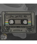 Gray Cassette Iron On Patch Embroidered Craft Applique - $8.23 CAD