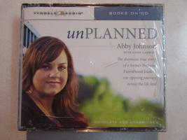 Tyndale Audio Books On Cd Unplanned Abby Johnson Unabridged Sealed Rare Cd Oop - £330.97 GBP