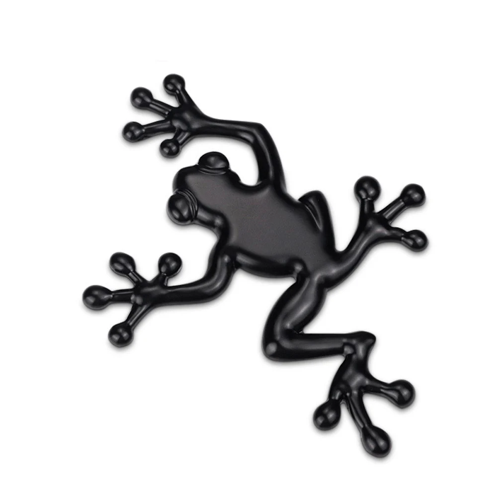 Hion 3d metal car decoration metal frog adhesive car badge emblem sticker for universal thumb200