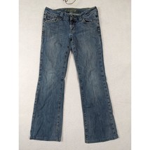 American Eagle Boyfriend 77 Womens Jeans Size 6L Cotton Blend Blue - £11.22 GBP