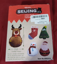 MEckily Sewing Kit for Kids - Christmas-Themed Beginner Kids Sewing Kit - $14.52