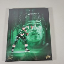 Minnesota Wild Hockey Canvas Art Zach Parise 8x10 SGA Stadium Giveaway 1000th - £9.02 GBP