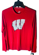 GEN 2 Wisconsin Badgers Power Grid Logo Performa Long Sleeves Shirt XL - £18.15 GBP