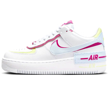  Nike Air Force 1 Shadow &#39;White Blue Tint Fireberry&#39; FQ8885-100 Women&#39;s Shoes - £133.67 GBP