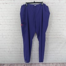 Dickies Scrubs Pants Womens 2XL Purple Extreme Stretch Drawstring - $24.98