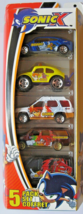 Sonic X Matchbox 5 Car Pack Set Xterra VW Beetle Baja Bug Suburban Piran... - $54.44