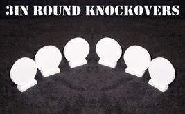 3 Inch Round Knockovers - 3/8in. Thk. - 6pc. set - Steel Target Shooting - £35.16 GBP