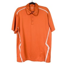 Sport Tek Polo Shirt XL Burnt Orange White Classic Short Sleeve UT Texas - £12.33 GBP