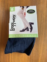 Hanes L&#39;eggs Wear Hosiery Silky Tights Pantyhose Navy Size B - $10.00