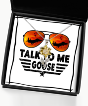 Jet Fighter Necklace Talk To Me Goose Sunflower-MC-NL  - £44.02 GBP
