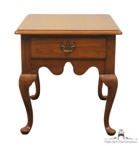 THOMASVILLE FURNITURE Fisher Park Collection Solid Oak 22" Accent End Table 2... - $599.99