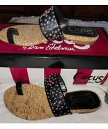 New Circus by Sam Edelman Women&#39;s Flat Beaded Thong  Sandal Size 6M Black - $29.41 CAD