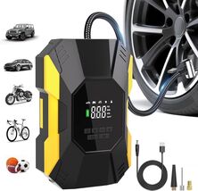 Tire Inflator Portable Air Compressor,150PSI Cordless Air Pump for Car T... - $513.16 MXN