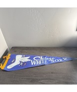 Vintage 1950’s Chicago White Sox Baseball Pennant Full Size with Tassels... - $33.89