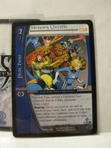 (TC-1444) 2004 Marvel VS System Trading Card #MOR-195: Heroes United - $1.50