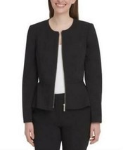 Dkny Zippered Peplum-Hem Jacket, Choose Sz/Color - £47.40 GBP