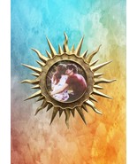 Resin Photo Frame-Gold with Patina-Perfect Gift-Gift for loved Ones-Hand... - $133.18 CAD