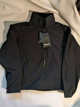 Blauer Softshell Fleece Jacket Coat Parka Black L Reg 4660 Nylon T74 NEW - £72.41 GBP