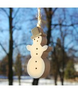 Wooden Snowman - $41.94 CAD+