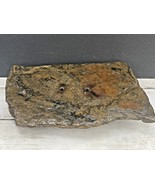  Glazed Slate Stone Incense Burner 2 Stick Holder Aromatherapy Ash Catcher  - £31.14 GBP