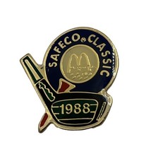 McDonald’s SafeCo Classic Golf Tournament Employee Crew Enamel Lapel Hat... - $11.95