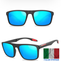 Polarized Sunglasses Unisex Black Frame Men Women UV400 Driving Travel Eyewear - £14.70 GBP