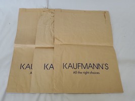 VINTAGE Kaufmann&#39;s Department Store All the Right Choices Paper Shopping... - $14.84