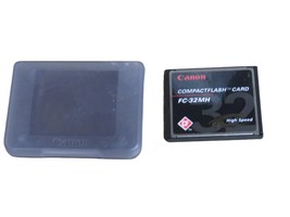 Genuine CANON CompactFlash Card FC-32MH With Case - $14.80