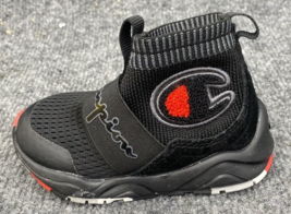 Champion Rally Pro Shoes Toddler Size 5 Black Red Casual Sneakers Little Kid - $28.70