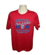 2013 Rock n Roll Philadelphia Half Marathon Mens Medium Red Jersey - $371.19 MXN