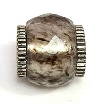 Authentic Brighton Faceted Marbled Quartz Glass Bead J9242D  New - £8.87 GBP