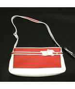 Maxx New York Small  2 Toned Purse Red White Handbag Purse Signature PVC... - $44.41