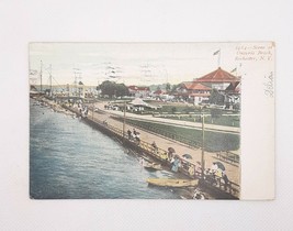 Scene at Ontario Beach Boardwalk Rochester NY Postcard Posted 1907 UDB - £9.71 GBP