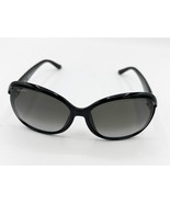 Salvatore Ferragamo SF 770SA 001 Oval Sunglasses 61MM Black Gray New - $115.09 CAD