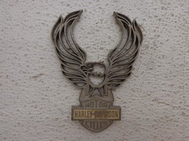 Harley Davidson Large Eagle With Flaming Wings Medallion Emblem Badge - £72.51 GBP