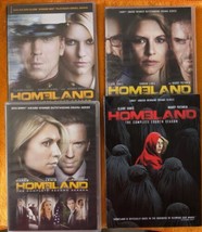 Homeland Seasons 1-4 DVD Sets 4 Discs Per season Claire Danes - Mandy Patinkin - £6.19 GBP