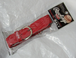 Rawlings Red Youth Baseball Belt Adjustable from 20"-34" w/Leather - $12.99