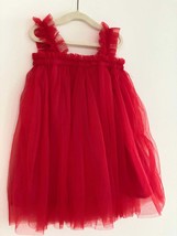 Red baby toddler tulle dress ,Toddler birthday dress, Toddler photoshoot... - £27.96 GBP