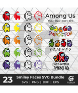 Among Us SVG, Impostor SVG, Red Among Us SVG, Among Us SVG Bundle, Among... - $1.99